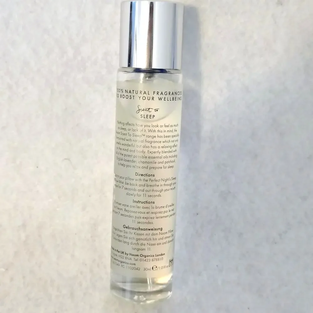 Neom Organics Perfect Night's Sleep Pillow Mist Fragrance Spray 1.01 oz Lavender